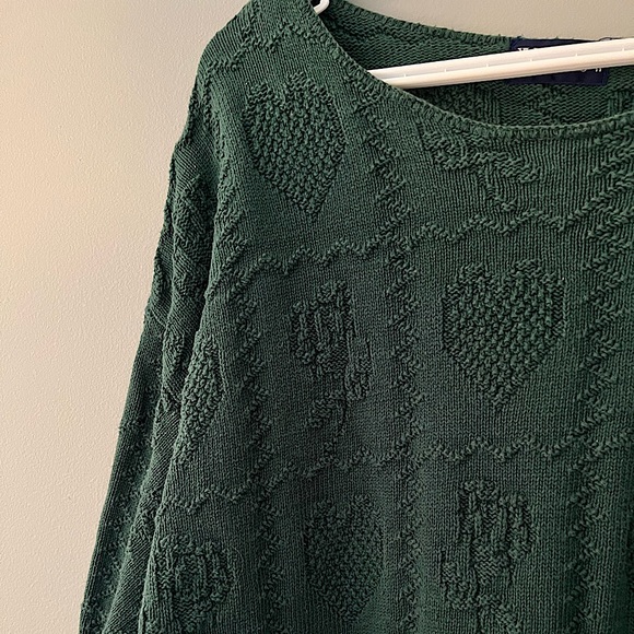 Vintage dark green oversized sweater🫶🏻 - Picture 3 of 3